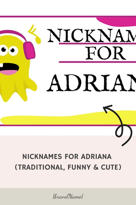 Choosing the perfect nickname for someone named Adriana or Adrianna can be a delightful endeavor, as these names offer a plethora of affectionate, playful, Rowan Name, Funny Nicknames, Ad Libs, Name Origins, Meaningful Names, Cute Nicknames, Terms Of Endearment, Given Name, Character Trait