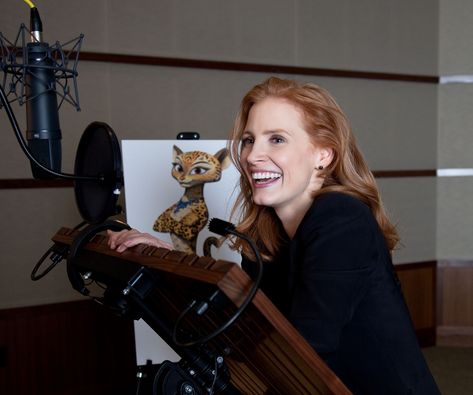 "Madagascar 3: Europe's Most Wanted" promo still, 2012.  Jessica Chastain as the voice of Gia. Jessica Chastain Oscar, Martin Short, Jada Pinkett, 2012 Movie, Bryan Cranston, Chris Rock, Jada Pinkett Smith, Voice Acting, Middle Aged Women