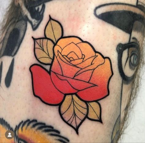 Traditional Roses, Emily The Strange, Traditional Tattoo Design, Cute Small Tattoos, Traditional Tattoo Art, Neo Traditional, Like Comment Share, Rose Tattoo, Rose Design