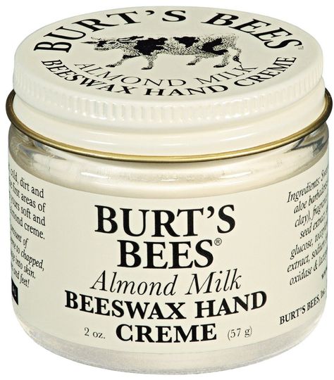 Burt's Bees Almond Milk Beeswax Hand Cream Ice Blonde, Almond Cream, Hydrating Moisturizer, Burt's Bees, Burts Bees, Hand Lotion, Skin Cream, Dry Hands, Sweet Almond Oil