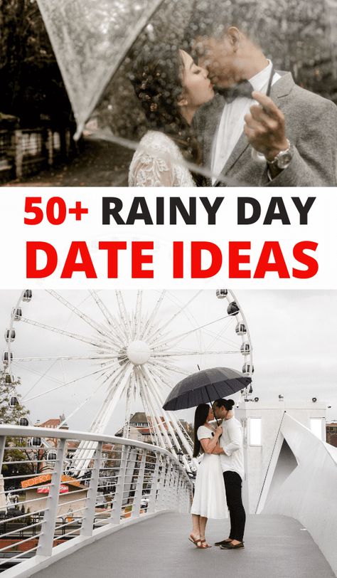 Rainy Day Dates, Indoor Date Ideas, Fun Rainy Day Activities, Free Date Ideas, Things To Do With Your Boyfriend, Couples Things To Do, Day Date Ideas, Date Activities, Creative Dates