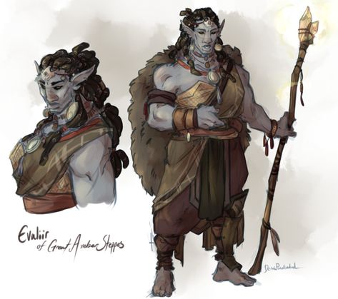 Druid Firbolg, Sheridan Animation, Dnd Druid, Pathfinder Character, Dnd Races, Fantasy Races, Dungeons And Dragons Characters, Dnd Art, Fantasy Paintings