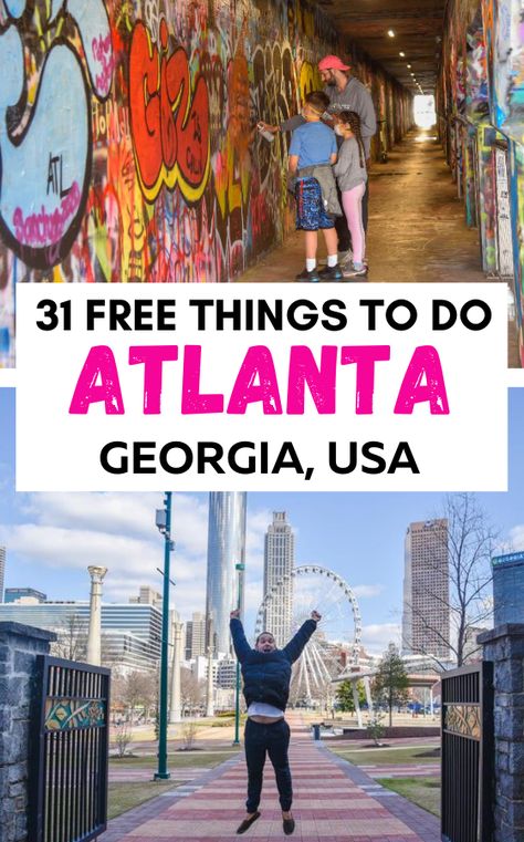 Atlanta At Night, Atlanta Bucket List, Georgia Bucket List, Things To Do In Georgia, Atlanta Vacation, Weekend In Atlanta, Things To Do In Atlanta, Atlanta Travel, Atlanta Beltline