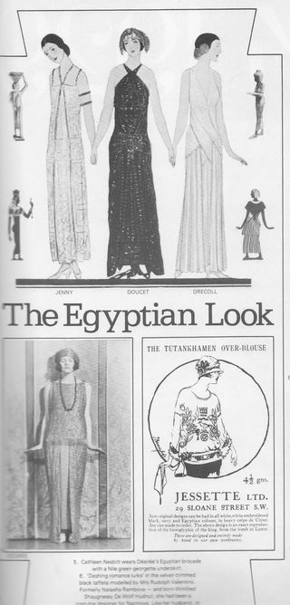 1920s Egyptian Revival Fashion, 1920s Egyptian Fashion, Egyptian Revival Fashion, 1920s Egyptian Revival, Egyptomania 1920s, 1920s Egypt, King Tutankhamun, Egyptian Fashion, The Jazz Age