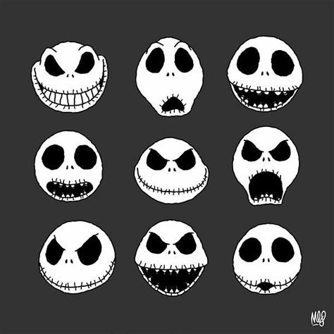 Jack Skellington Faces, Nightmare Before Christmas Drawings, Nightmare Before Christmas Tattoo, Halloween Breakfast, Christmas Hand Painted, Nightmare Before Christmas Wallpaper, Scary Christmas, Nightmare Before Christmas Decorations, Skeleton Face