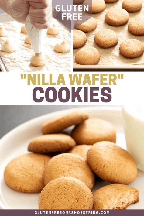 Gluten Free Nilla Wafers, Gluten Free Vanilla Wafers, Winter Snacks, Wafer Cookie, Vanilla Wafer, Nilla Wafers, Wafer Cookies, Homemade Gluten Free, Gluten Free Dairy Free Recipes