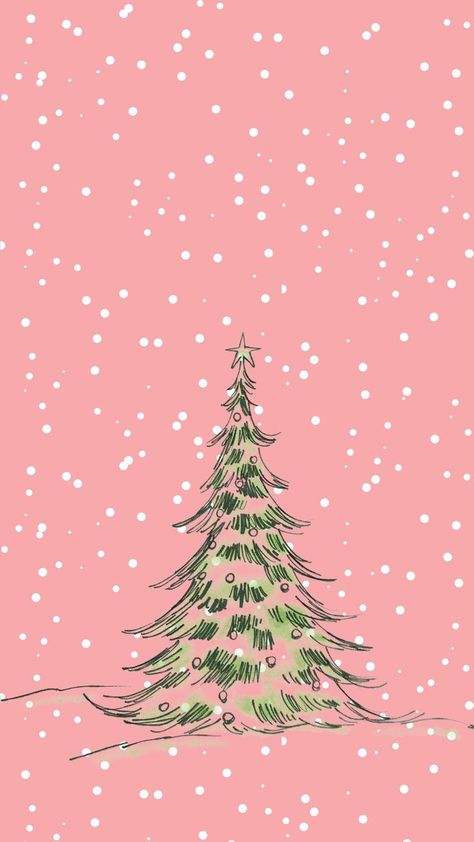 Merry Christmas Wallpaper Aesthetic, Wonderful Wallpapers, Teacher Wallpaper, Christmas Lockscreen, Christmas Wallpaper Iphone Cute, Wallpaper Natal, A Pink Christmas, Christmas Tree Wallpaper, Wallpaper Christmas