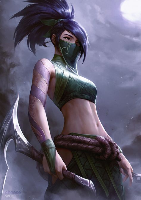 ArtStation - Akali, Isaac Liew Nft Drawing, Nft Art Ideas, Nft Illustration, Nft Pfp, Nft Monkey, Nft Ideas, Akali Lol, League Of Legends Video, Nft Crypto Art