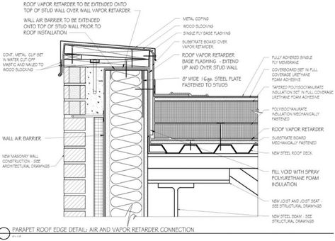 insulation Archives - Roofing Technical Architecture, Construction Details Architecture, Wall Detail, Graphic Design Portfolio Inspiration, Cladding Design, Membrane Roof, Steel Structure Buildings, Construction Documents, Roof Construction