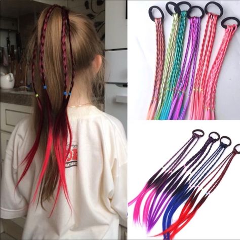 Wig Ponytail, Hair Accessories Braids, Braid Rope, Kids Wigs, Rope Hair, Hair Braider, Twist Braid, Ponytail Hair, Hair Rings