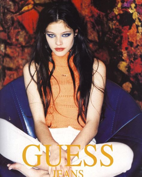 🤍⛓ on Instagram: “lonneke engel for Guess 1996 by Ellen von Unwerth #90s #90saesthetic #90sfashion #90sstyle #guessjeans #ellenvonunwerth” Lonneke Engel, Guess Ads, Kiko Mizuhara, Vogue Archive, Ellen Von Unwerth, Tim Walker, 90's Fashion, Vogue Russia, Cindy Crawford