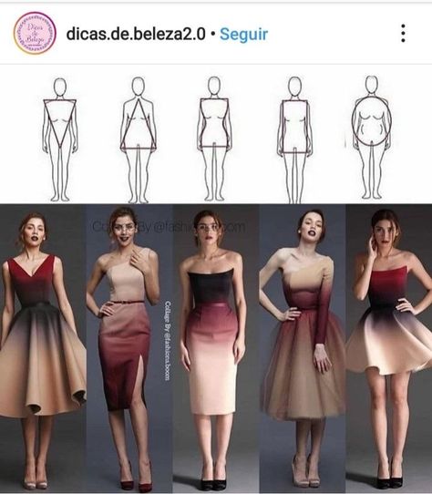 Shape Theory, Inverted Triangle Body Shape Outfits, Triangle Body Shape Outfits, Dress For Body Shape, Dress Types, Dress Body Type, Rectangle Body Shape, Mode Tips, Fashion Terms