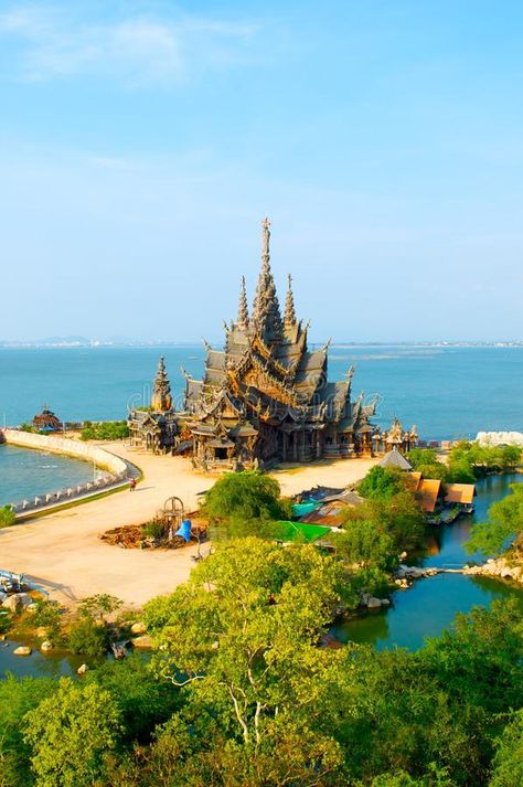 Sanctuary of Truth. Pattaya, Thailand, portrait view #Sponsored , #AFFILIATE, #AFFILIATE, #Truth, #view, #portrait, #Sanctuary Sanctuary Of Truth Thailand, Sanctuary Of Truth Pattaya, Sanctuary Of Truth, Thailand Nightlife, Thailand Places, City Images, Tree Town, Pattaya City, Thai Travel