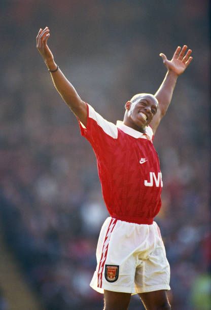 Ian Wright Arsenal, Ian Wright, Fever Pitch, Arsenal Football Club, Arsenal Football, Football Photos, Different Sports, Football Memes, Womens Football