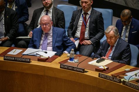 The world is failing to protect civilians as the number of people caught up in conflicts and their humanitarian aftershocks skyrocketed last year, UN Secretary-General Antonio Guterres said Tuesday.. Citing civilian deaths in Ukraine and Sudan, schools destroyed in Ethiopia and damage to water infrastructure in Syria, Guterres warned the UN Security Council that "the world is failing to live up to its commitments to protect civilians; commitments enshrined in international humanitarian law." Water Infrastructure, International Humanitarian Law, Antonio Guterres, Red Cross, Syria, Geneva, Ethiopia, Royals, Fails