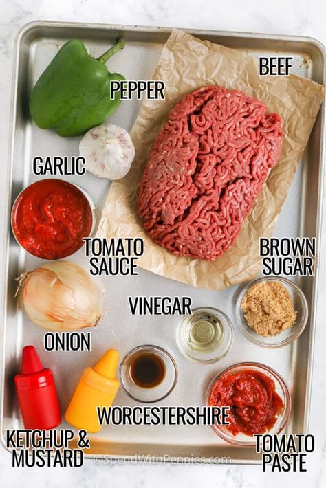 Simple Sloppy Joe Recipe, Sweet Sloppy Joe Recipe, Sloppy Joe Recipe Easy, Homemade Sloppy Joe Recipe, Sloppy Joes Easy, Sloppy Joe Recipe, Homemade Sloppy Joes, Joe Recipe, Spend With Pennies