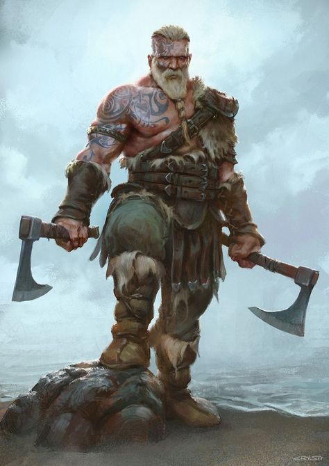 Illustrator & Concept Artist Heroic Fantasy, Viking Art, Rpg Characters, Viking Warrior, Male Character, Arte Fantasy, Fantasy Warrior, 판타지 아트, Fantasy Rpg