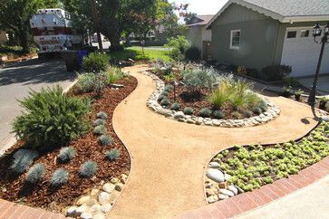 Ideas Para Decorar Jardines, Crushed Granite, Pathway Landscaping, Drought Tolerant Landscape, Landscaping Supplies, Landscape Plans, Landscaping Tips, Front Yard Landscaping Design, Landscaping With Rocks