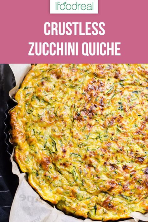 Crustless Zucchini Quiche, Zucchini Quiche Recipes, Dinner Zucchini, Zucchini Quiche, Zucchini Parmesan, Healthy Family Recipes, Zucchini Recipes Healthy, Grated Zucchini, Healthy Zucchini