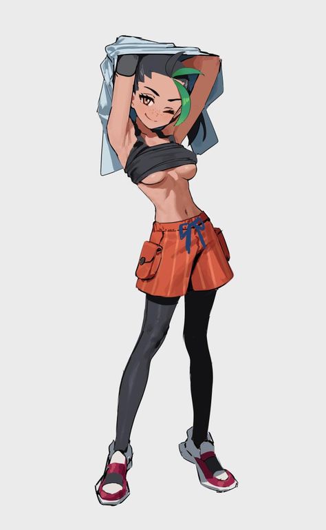 Brock Pokemon, Pokemon Trainer Red, Pokemon Cynthia, Green Pokemon, Pokemon People, Pokemon Manga, Pokemon Waifu, Pokemon Red, Pokemon Cosplay