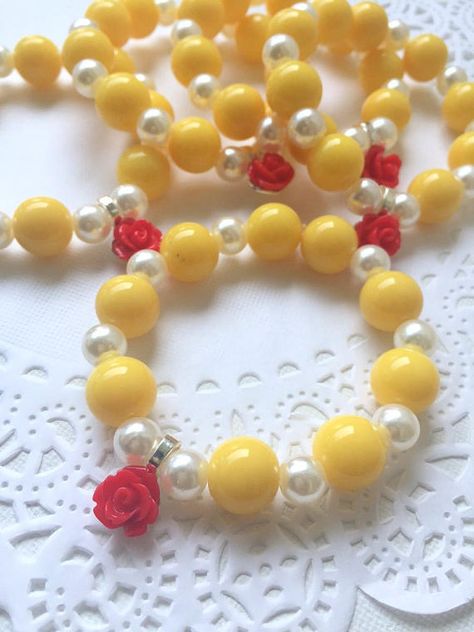 Beauty and the beast inspired, Kids birthday party favor, red rose bracelet, beaded bracelet, childrens bracelet. Set of TEN. Beauty And The Beast Quince, Belle Birthday Party, Beauty And Beast Birthday, Beauty And The Beast Theme, Belle Birthday, Beauty And The Beast Party, Party Favors For Kids Birthday, Disney Princess Party, Rose Bracelet