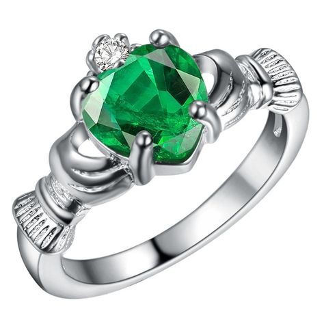 Fashion silverware Creative Crystal Diamond heart ring - 6, green Category: Rings, Rings Colors: Red, Purple, Green, Pink, Royal Blue, Sky Blue, Colorful, Olive Green Product Category: Jewelry Sizes: 6, 7, 8, 9 Mosaic material: zircon Applicable gifts occasions: opening ceremony, tourism commemorative, business gifts, advertising promotions, anniversary celebrations, trade fairs, employee benefits Style: women's Material: copper plated 925 silver Modeling: Heart Shape Happy Birthday Flag, Pink Pins, Halloween Usa, Irish Wedding Rings, Irish Ring, Princess Cut Stud Earrings, Irish Ring Claddagh, Silver Lab, Claddagh Ring