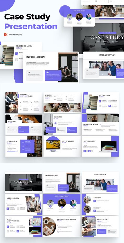 Case Study Power Point Presentation Template - 30 slides in total Case Study Powerpoint Template, Case Study Slide Design, Case Study Template Design, Case Study Presentation Design, Case Studies Design Layout, Case Study Layout, Case Study Presentation, Presentation Example, Class Presentation