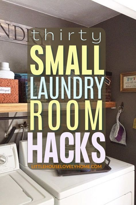 Elevate Your Laundry Room with 30 Inspiring Ideas to Spark Joy!" Get ready to swoon over these small laundry room transformations. Click to explore further and follow us for endless inspiration on home design and organization! Small Laundry Room Hacks, Small Laundry Closet, Tiny Laundry, Laundry Room Hacks, Laundry Makeover, Small Laundry Room Makeover, Laundry Room Ideas Small Space, Laundry Room Wallpaper, Tiny Laundry Rooms