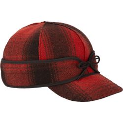 Men's Caps And Hats | Stormy Kromer® Hunting Jewelry, Stormy Kromer, Vintage Gentleman, Fire Pit Furniture, Winter Hats For Men, Jewelry Kits, Recycled Yarn, Hat For Man, Red And Black Plaid