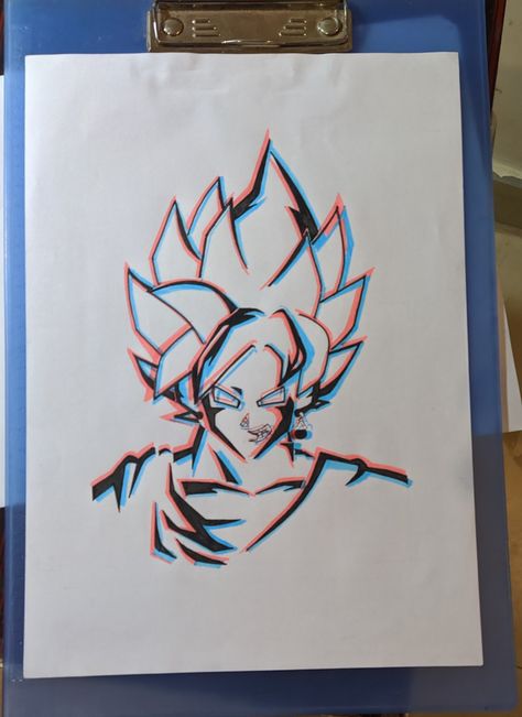 Glitch Drawing Ideas, Glitch Effect Drawing, 3d Photos, Goku Drawing, Drawing Books, Pencil Drawings For Beginners, Glitch Effect, Anime Drawing Books, Anime Drawing