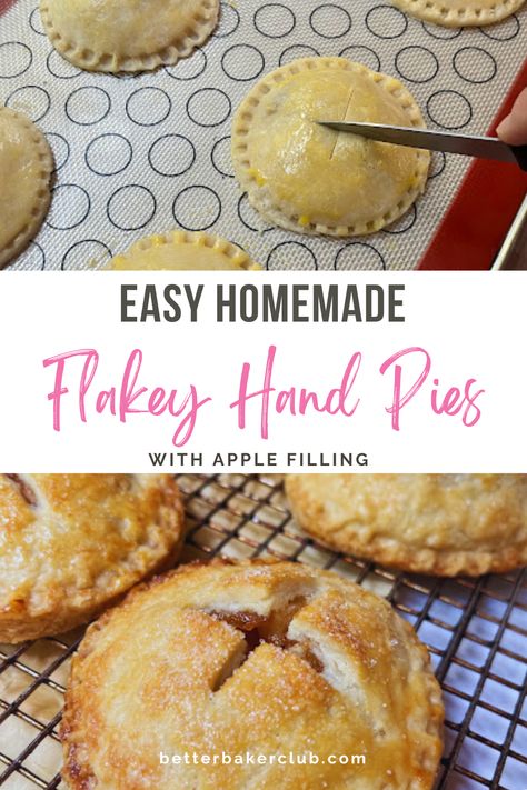 Apple Hand Pies Easy Pillsbury, Hand Pie Crust, Hand Pie Crust Recipe, Apple Hand Pies Easy, Caramel Apple Hand Pies, Easy Hand Pies, Caramel Apples Easy, Hand Pie Recipes, Apple Hand Pies