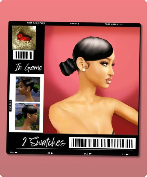 2 Swatches Custom Thumbnail Disallowed for Random Hat Compatible All LOD’s Author: CeceSims Xo Learn more at: pahttps #hairstyles #sims4 #gaming #sims4cc #sims Sims Slick Back Hair, Sims 4 Swoop Hair Cc, Sims 4 Cc Slick Back Bun, Sims 4 Cc Slicked Back Hair, Low Ponytail Sims 4 Cc, Sims 4 Cc Bun Hair, Bun Sims 4 Cc, Sims 4 Cc Bun, Sims 4 Cc Hair Ponytail