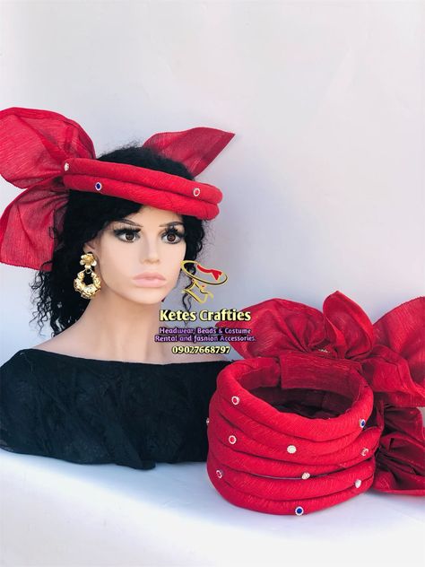 African Hair Accessories, Fascinator Hats Outfit, African Head Dress, African Hair Wrap, Church Suits And Hats, Classy Hats, Red Hat Ladies, African Hats, Head Wrap Styles