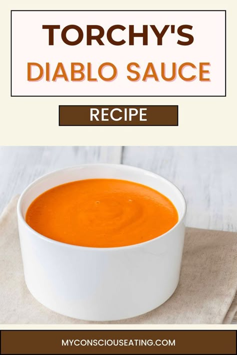 Torchy's Diablo Sauce in ceramic bowl Diablo Sauce Recipe, Mexican Sauce Recipes, Diablo Sauce, Best Sauce Recipe, Homemade Bbq Sauce Recipe, Chili Sauce Recipe, Mexican Sauce, Homemade Buffalo Sauce, Homemade Sauce Recipes