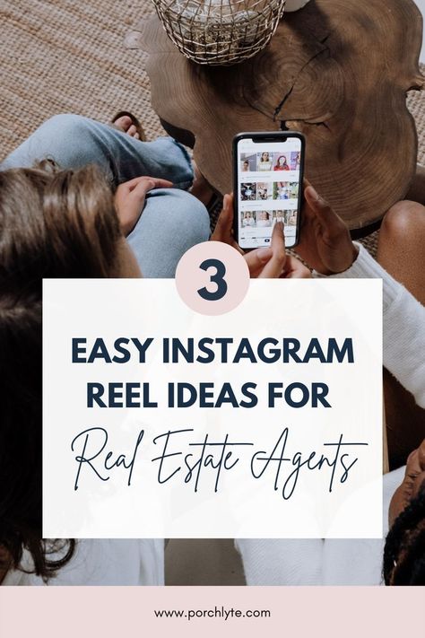 Instagram Reel Ideas, Realtor Social Media, Real Estate Social Media, Reel Ideas, Instagram Reel, Instagram Reels, Instagram Business, Real Estate Agents, Practical Advice