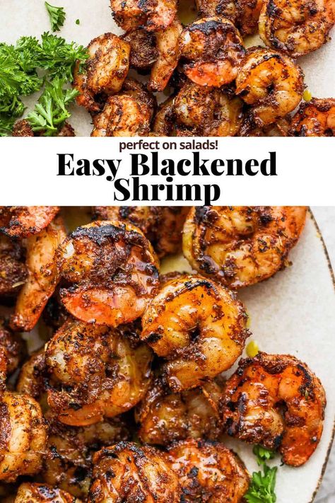 Easy Grilled Shrimp Recipes, Grilled Shrimp Salad, Blackened Shrimp, Shrimp Salad Recipes, Grilled Shrimp Recipes, Shrimp Dinner, Shrimp Recipes For Dinner, Shrimp Seasoning, Cajun Shrimp