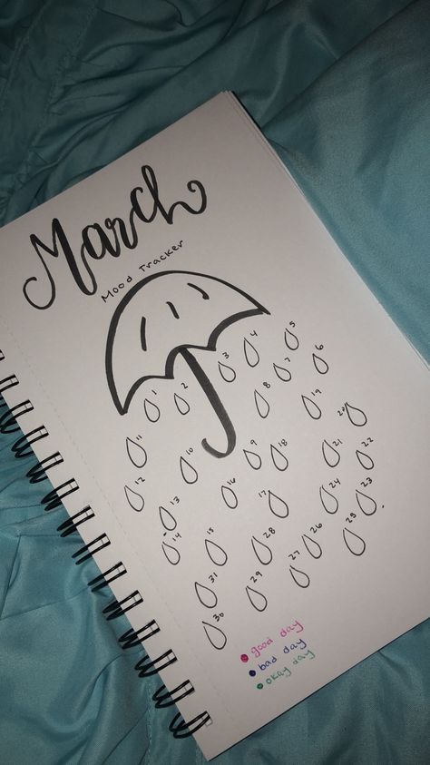 March Mood Tracker, Handicrafts Ideas, Calendar Bullet Journal, Handicraft Ideas, Journal April, April Calendar, March Bullet Journal, Bullet Journal 2020, Bullet Journal Ideas Templates