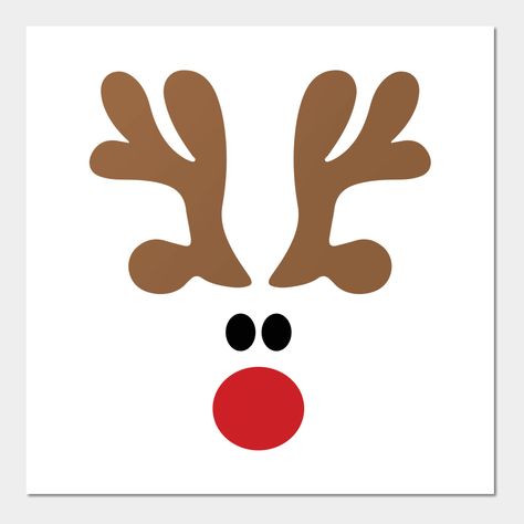 Christmas Reindeer Craft, Cartoon Reindeer, Cricut Christmas Ideas, Christmas Photo Props, Reindeer Craft, Reindeer Face, Cool Christmas, Christmas Arts And Crafts, Cricut Christmas