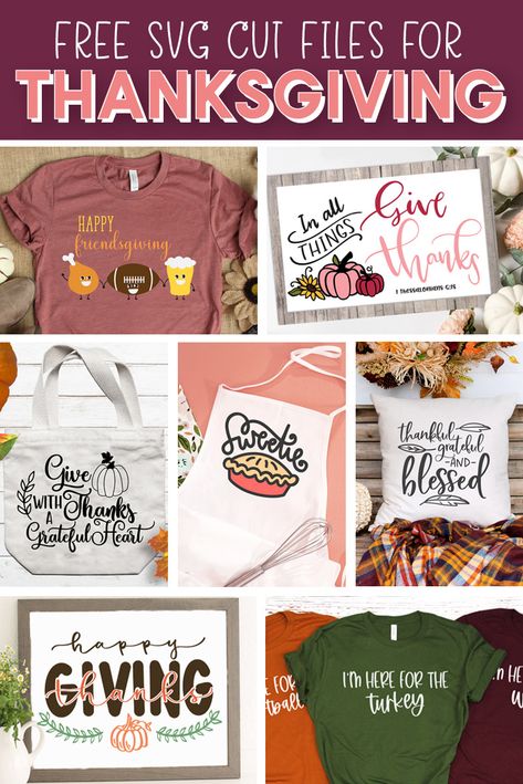 Free Thanksgiving Cut Files! Use these SVG designs with your Silhouette or Cricut to get crafting for your Thanksgiving celebration! Wine Pumpkin, Turkey Wine, Happy Friendsgiving, Fun Shirts, Thanksgiving Svg, Free Thanksgiving, Thanksgiving Celebration, Thanksgiving Printables, Family Thanksgiving