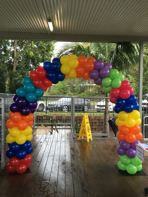 Rainbow Balloon Arch Multi Colored Balloon Garland, 5 Color Balloon Arch, 4 Color Balloon Arch, 3 Color Balloon Arch, Pearl Balloon Arch, Fiesta Balloon Arch, Colorful Balloon Arch, Balloon Archway, Balloon Pillars