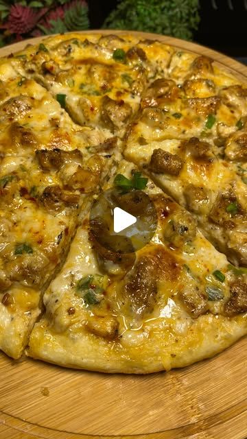 Recipes Pizza, Recipes Chicken, Pizza Dough, Pizza Recipes, Dough, Pizza, Cheese, Chicken, Pizzas