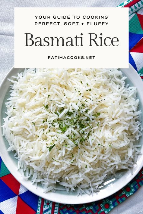 The ultimate guide to cooking basmati rice RIGHT every single time + tips, tricks and recipe! Rice In A Rice Cooker, Basmati Rice Recipes, The Best Rice, Family Breakfast Recipes, Cooking Basmati Rice, Best Rice, Pilaf Recipes, Boiling Pasta, Savory Rice