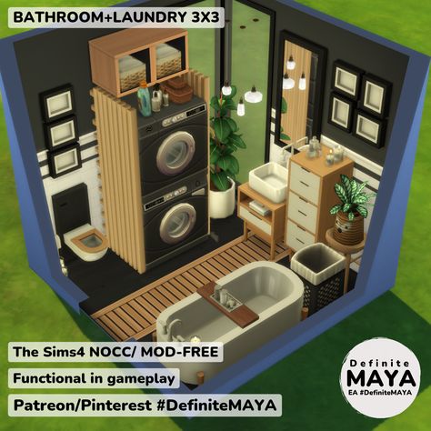 Wattpad Prompts, Sims 4 Bathroom, Sims4 Furniture, Sims4 Builds, Sims Rooms, Wc Ideas, Sims Freeplay Houses, Sims 4 House Plans, Sims 4 House Building