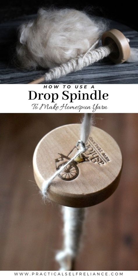 Spinning Wool Drop Spindle, Drop Spindle Diy, How To Use A Drop Spindle, Drop Spindle Spinning, Spinning Yarn Drop Spindle, Drop Spinning, Carding Wool, Spinning Yarn Fiber, Craft Ideas For Adults