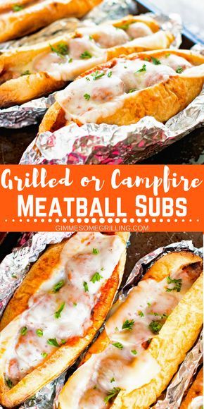 Meatball Foil Packets For The Grill, Best Camping Lunches, Foil Pack Sandwiches, Camping Meals Easy Dinner, Elevated Camping Food, Quick Camping Dinners, Quick And Easy Camping Dinners, Easy Camping Food Ideas Dinner, Grill Camping Meals