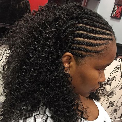 Half Cornrow Hairstyles, Cornrow Braids Hairstyles, Cornrows Updo, Half Braided Hairstyles, Half Cornrows, Cornrow Braid Styles, Twist Cornrows, Cornrow Braids, Cornrows Styles