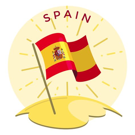 Spanish Flag, Flag Drawing, Spanish Flags, Spain Flag, Birthday Letters, Flag Svg, Flag Png, Doodle Lettering, Electronic Media