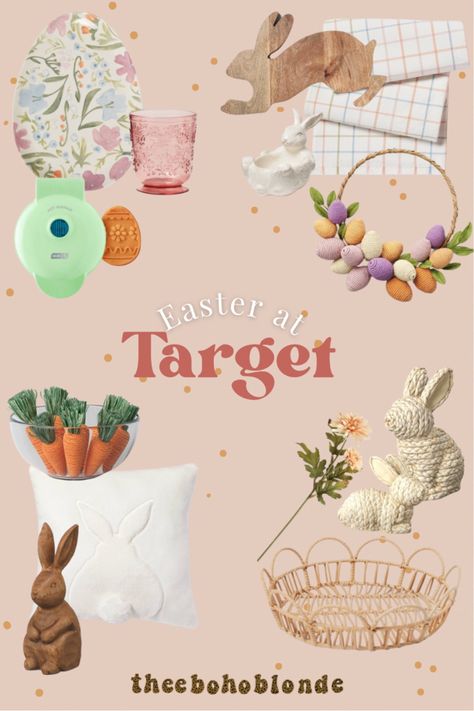 Target's Easter decor is so cute! My faves are the bunny charcuterie board and egg wreath 🐇💗 Wall decor, Easter decor, table setting, table runner, waffle maker, Easter baskets, throw pillows, rattan, faux flowers, glassware, boho home decor, living room, spring decor, pastels, entryway, coffee table, spring break, farmhouse, Scandinavian, whimsy, work wear, date night look, spring home essentials, kitchen utensils, cookware, target finds, mom hacks, skin care, neutral tones, wicker basket, st Bunny Charcuterie Board, Bunny Charcuterie, Pascuas Ideas, Living Room Spring Decor, Easter Decor Table, Boho Home Decor Living Room, Setting Table, Farmhouse Scandinavian, Egg Wreath