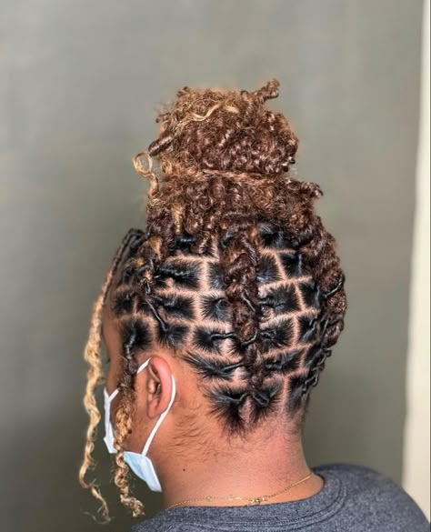 Locs Dyed, Dreads Short Hair, Short Dreadlocks, Loc Maintenance, Dreadlocks Styles, Short Dreadlocks Styles, Loc Updo, Mind Your Business, Hair Goal