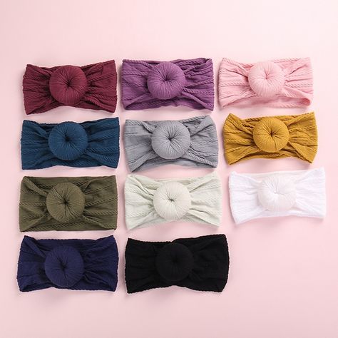 Sale Baby/ Toddler Girl's Knot Decor Headband at PatPat.com Hair Casual, Baby Turban Headband, Twisted Turban Headband, Knotted Baby Headband, Headband Accessories, Girls Clothing Online, Baby Turban, Soft Headbands